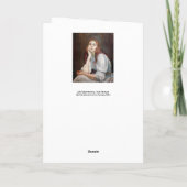 Berthe Morisot - Julie Daydreaming Karte (Rückseite)