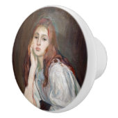 Berthe Morisot - Julie Daydreaming Keramikknauf (Rechts)
