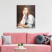 Berthe Morisot - Julie Daydreaming Leinwanddruck (Insitu (Wohnzimmer))