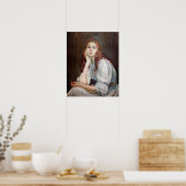 Berthe Morisot - Julie Daydreaming Poster (Küche)