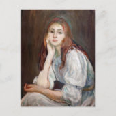 Berthe Morisot - Julie Daydreaming Postkarte (Vorderseite)