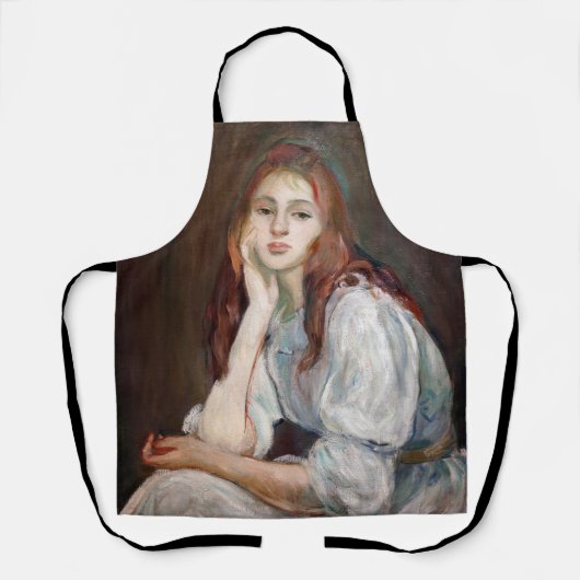 Berthe Morisot - Julie Daydreaming Schürze (Vorderseite)