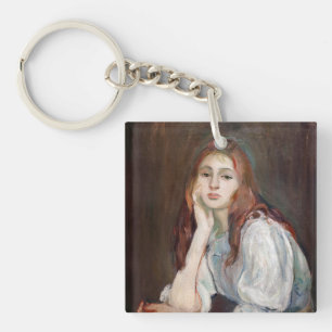 Berthe Morisot - Julie Tagträumend Schlüsselanhänger