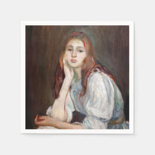 Berthe Morisot - Julie Tagträumend Serviette
