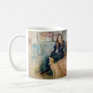 Berthe Morisot - Julie und ihr Greyhound Laerte Kaffeetasse