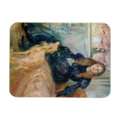 Berthe Morisot - Julie und ihr Greyhound Laerte Magnet (Horizontal)