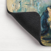 Berthe Morisot - Julie und ihr Greyhound Laerte Mousepad (Ecke)