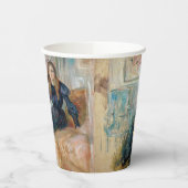 Berthe Morisot - Julie und ihr Greyhound Laerte Pappbecher (Links)