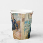 Berthe Morisot - Julie und ihr Greyhound Laerte Pappbecher (Rechts)