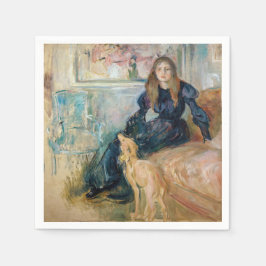 Berthe Morisot - Julie und ihr Greyhound Laerte Serviette