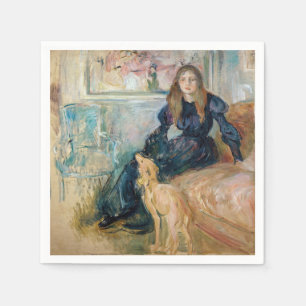 Berthe Morisot - Julie und ihr Greyhound Laerte Serviette