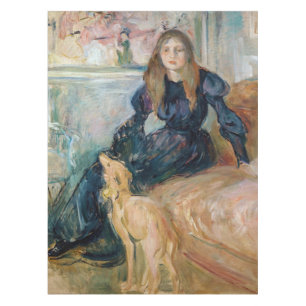Berthe Morisot - Julie und ihr Greyhound Laerte Tischdecke