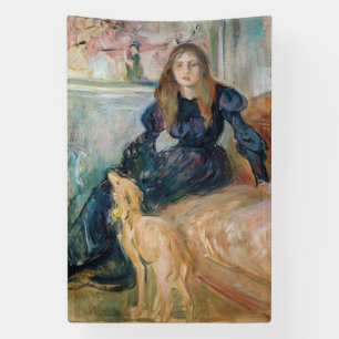 Berthe Morisot - Julie und ihre Windhündin Laerte Banner