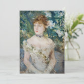 Berthe Morisot - Junge Frau in einem Baseball Einladung (Stehend Vorderseite)