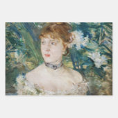 Berthe Morisot - Junge Frau in einem Baseball Geschenkpapier Set (Vorderseite 2)