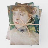 Berthe Morisot - Junge Frau in einem Baseball Geschenkpapier Set (Beispiel)