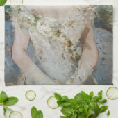 Berthe Morisot - Junge Frau in einem Baseball Geschirrtuch (Gefaltet)