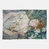 Berthe Morisot - Junge Frau in einem Baseball Geschirrtuch (Horizontal)