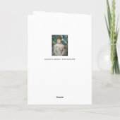 Berthe Morisot - Junge Frau in einem Baseball Karte (Rückseite)