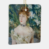 Berthe Morisot - Junge Frau in einem Baseball Keramikornament (Rechts)