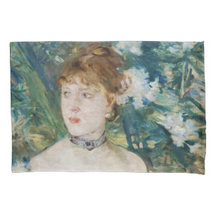 Berthe Morisot - Junge Frau in einem Baseball Kissenbezug