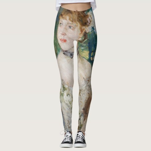 Berthe Morisot - Junge Frau in einem Baseball Leggings (Vorderseite)
