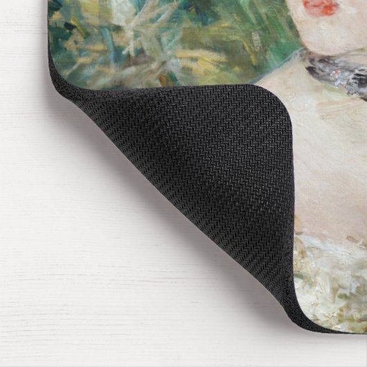 Berthe Morisot - Junge Frau in einem Baseball Mousepad (Ecke)