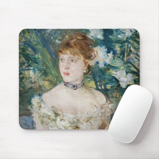 Berthe Morisot - Junge Frau in einem Baseball Mousepad (Mit Mouse)