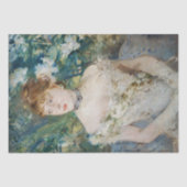 Berthe Morisot - Junge Frau in einem Baseball Seidenpapier (Vorderseite)