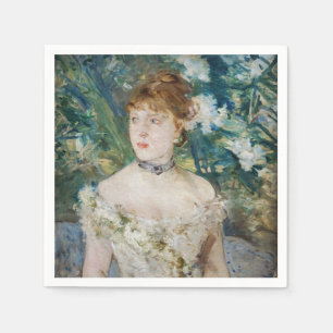 Berthe Morisot - Junge Frau in einem Baseball Serviette