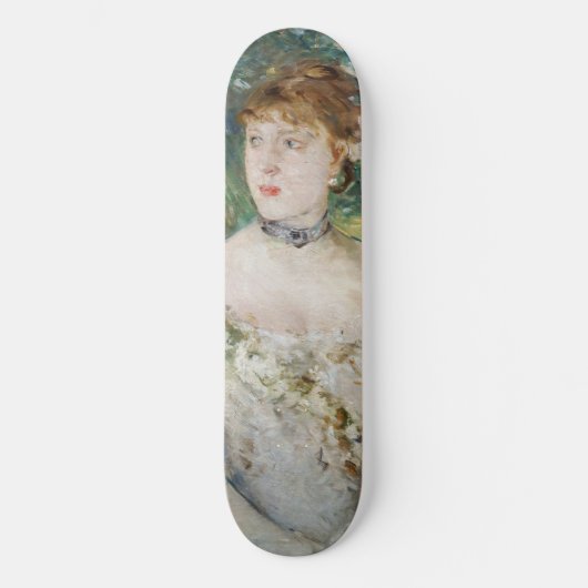 Berthe Morisot - Junge Frau in einem Baseball Skateboard (Vorderseite)