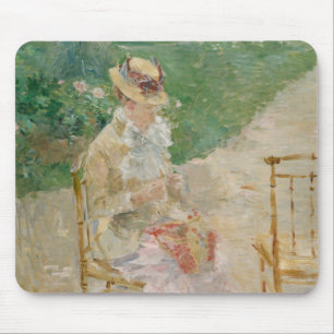 Berthe Morisot - Junge Frau knetet Mousepad