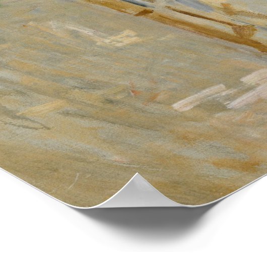 Berthe Morisot - Junge Frau knetet Poster (Ecke)