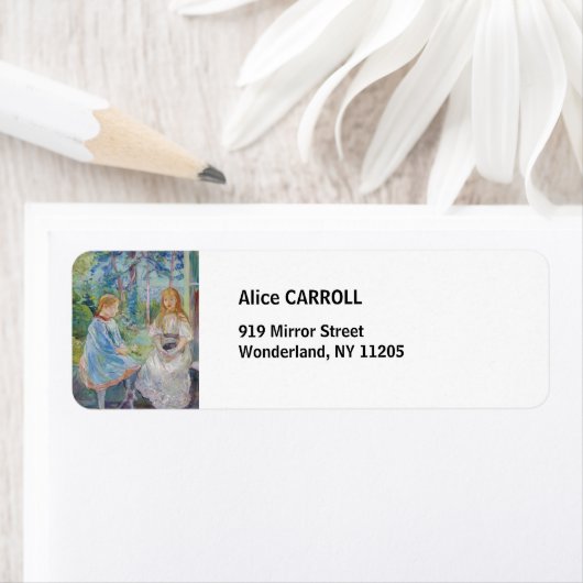 Berthe Morisot - Junge Mädchen am Fenster (Insitu)