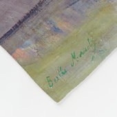 Berthe Morisot - Junge Mädchen am Fenster Fleecedecke (Ecke)