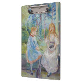 Berthe Morisot - Junge Mädchen am Fenster Klemmbrett (Links)