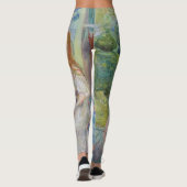 Berthe Morisot - Junge Mädchen am Fenster Leggings (Rückseite)