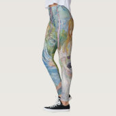 Berthe Morisot - Junge Mädchen am Fenster Leggings (Links)