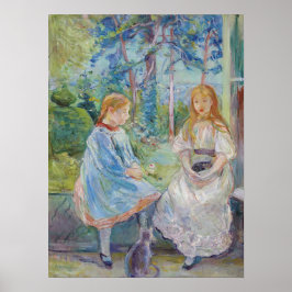 Berthe Morisot - Junge Mädchen am Fenster Poster