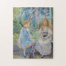 Berthe Morisot - Junge Mädchen am Fenster Puzzle