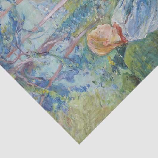 Berthe Morisot - Junge Mädchen am Fenster Seidenpapier (Ausschnitt)