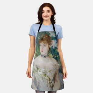Berthe Morisot - Junges Mädchen in einem Ballkleid Schürze