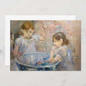 Berthe Morisot - Kinder im Becken Dankeskarte (Vorne/Hinten)