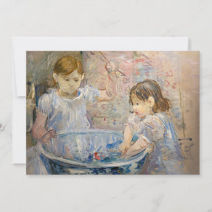 Berthe Morisot - Kinder im Becken Dankeskarte