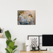 Berthe Morisot - Kinder im Becken Poster (Heimbüro)