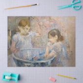 Berthe Morisot - Kinder im Becken Seidenpapier (Basteln)