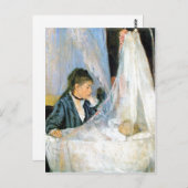Berthe Morisot Le berceau The Cradle 1872 Techniqu Postkarte (Vorne/Hinten)