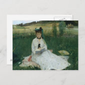 Berthe Morisot - Lesen Postkarte (Vorne/Hinten)