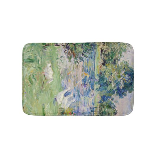 Berthe Morisot - Mädchen im Boot mit Gänsen Badematte (Vorderseite)