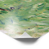 Berthe Morisot - Mädchen im Boot mit Gänsen Fotodruck (Ecke)